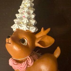 Christmas deer figurine